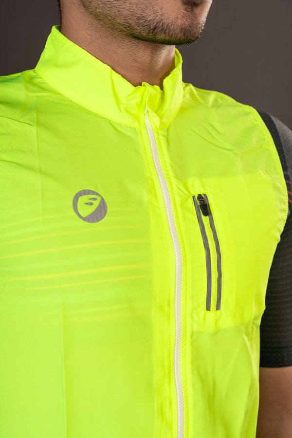 Load image into Gallery viewer, Apace Cycling Jacket | Gilet Sleeveless | Neon
