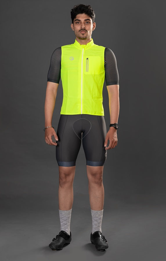 Load image into Gallery viewer, Apace Cycling Jacket | Gilet Sleeveless | Neon
