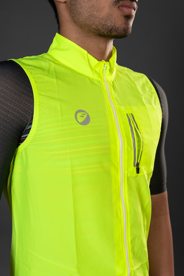 Load image into Gallery viewer, Apace Cycling Jacket | Gilet Sleeveless | Neon
