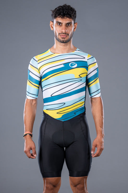 Load image into Gallery viewer, Apace Cycling Speedsuit | Skinsuit | Mens | Bolt
