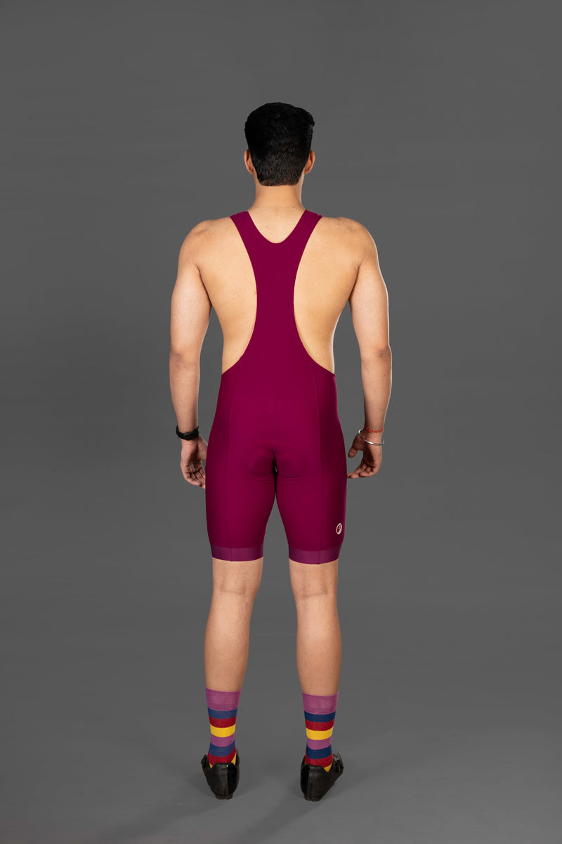 Load image into Gallery viewer, Apace Mens Cycling | Racing Bib Shorts | Sprint | Crimson
