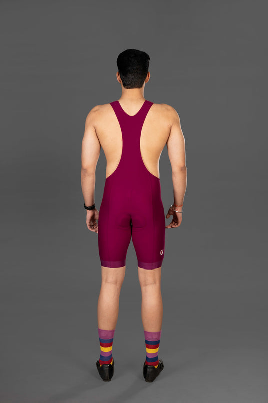 Apace Mens Cycling | Racing Bib Shorts | Sprint | Crimson