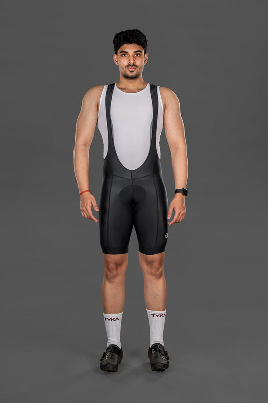 Apace Mens Cycling | Racing Bib Shorts | Sprint | Ebony