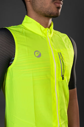 Apace Cycling Jacket | Gilet Sleeveless | Neon