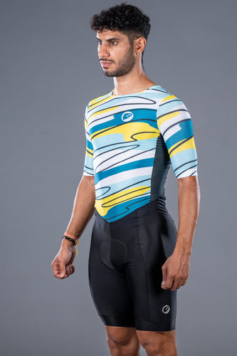 Apace Mens Cycling | BackZipped Speedsuit | Lines
