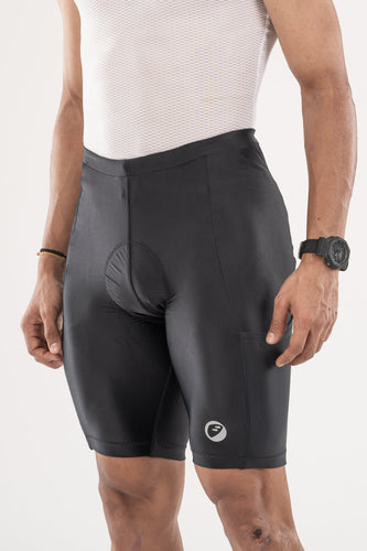 Apace Mens Cycling | Bibless shorts | Evolve | Black