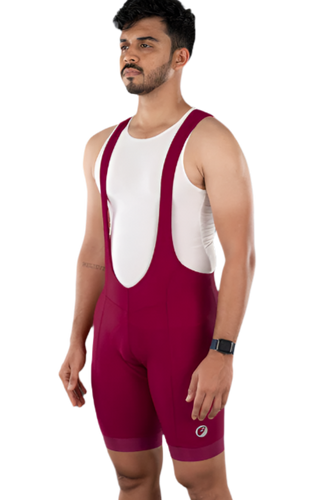Mens Cycling | Racing Bib Shorts | Sprint | Crimson - MADOVERBIKING -  Apace