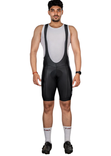 Mens Cycling | Racing Bib Shorts | Sprint | Ebony - MADOVERBIKING -  Apace