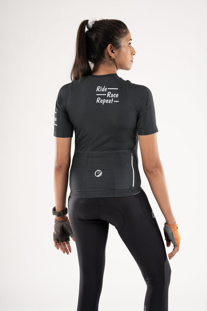 Load image into Gallery viewer, Apace Unisex Cycling | Race fit Jersey | Stealth
