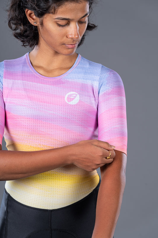 Load image into Gallery viewer, Apace Womens Cycling | BackZipped Speedsuit | Pastel
