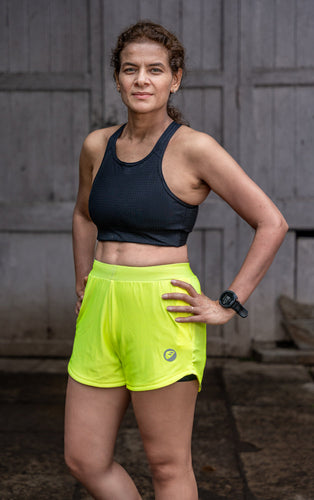 Apace Womens Running | Shorts | 3 inch | Shine
