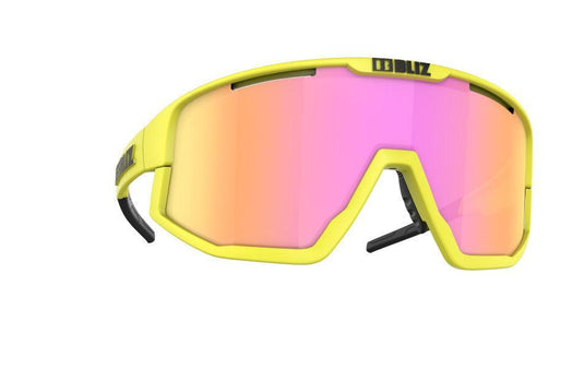 Bliz Fusion Sport Sunglasses (Brown W Purple/Matt Yellow)