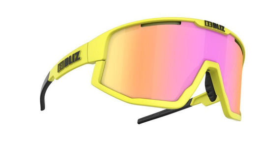 Bliz Fusion Sport Sunglasses (Brown W Purple/Matt Yellow)