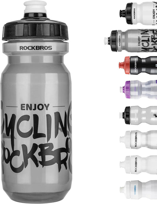 Bottles | BIDON - Rotate & Squeeze (Gray-600ml) ROCKBROS MADOVERBIKING