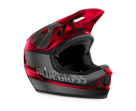 Bluegrass Legit Downhill Cycling Helmet (Black/Red Metallic/Glossy)