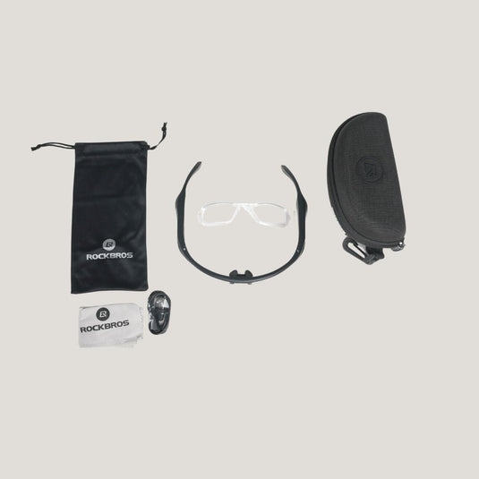 Sunglasses | Cycling Glasses with Bluetooth Speakers (Polarized/Myopia Compatible) ROCKBROS MADOVERBIKING