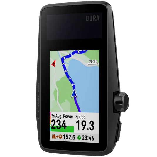 Coros Dura Solar GPS Bike Cyclocomputer (Black)