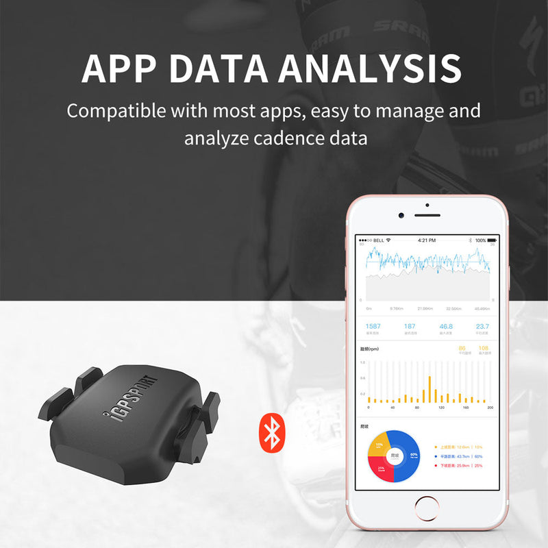 Load image into Gallery viewer, Cadence Sensor - CAD70 | ANT+ &amp; Bluetooth (RPM) for Bike Computers, Android &amp; Iphones
