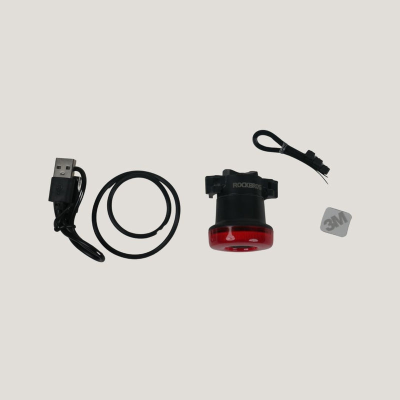 Load image into Gallery viewer, Smart Tail Light Circular ROCKBROS MADOVERBIKING

