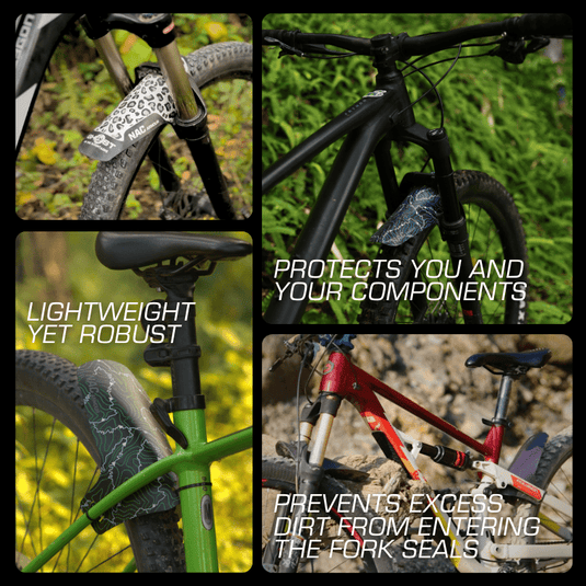 NAC D-Fender Enduro Fender Pack for MTBs - MADOVERBIKING