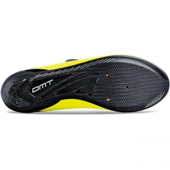 Load image into Gallery viewer, DMT Mens Road Cycling Shoes KR4 (Black/Yellow Fluo)
