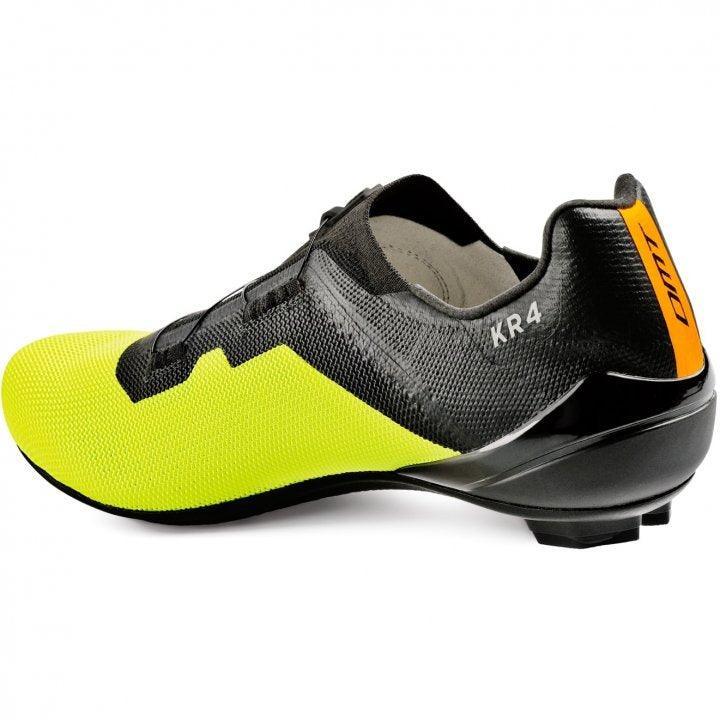 Load image into Gallery viewer, DMT Mens Road Cycling Shoes KR4 (Black/Yellow Fluo)
