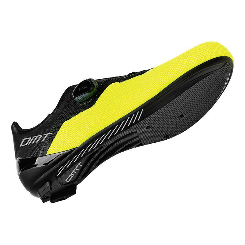 Load image into Gallery viewer, DMT Mens Road Cycling Shoes KR4 (Black/Yellow Fluo)
