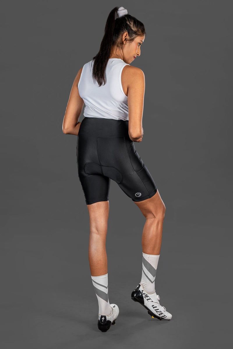 Load image into Gallery viewer, Women&#39;s Evolve Cycling Shorts - back view
