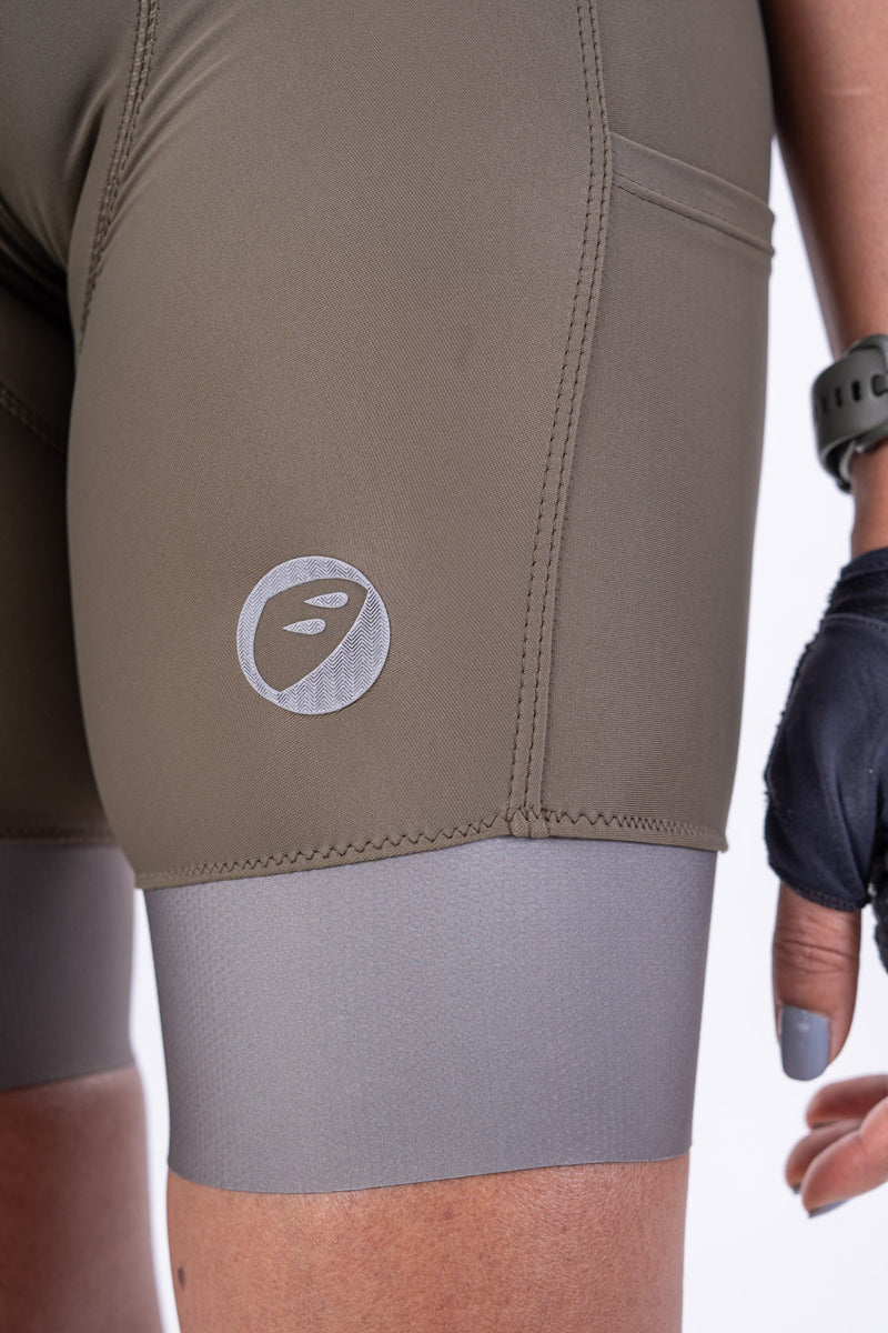 Load image into Gallery viewer, Womens Cycling | Endurance Bib Shorts | Explore Prima | Moss - MADOVERBIKING -  Apace

