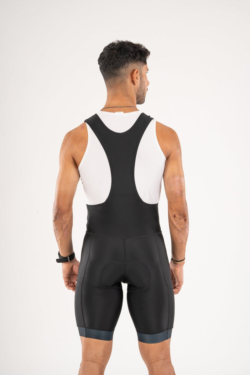 Load image into Gallery viewer, Apace Mens Cycling | Endurance Bib Shorts | Explore | Ebony
