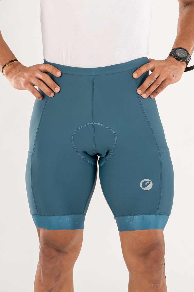 Load image into Gallery viewer, Apace Mens Cycling | Endurance Bibless shorts | Evolve | Teal Prima
