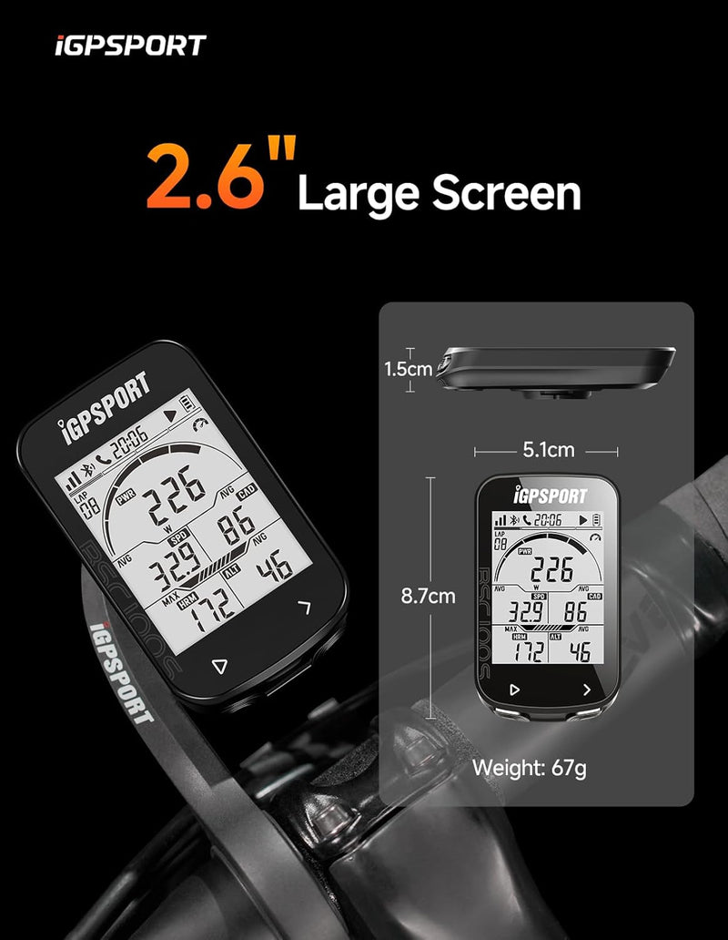 Load image into Gallery viewer, GPS Bike Computer - BSC100S | Type-C, 2.6&quot; Display, 40H Battery, ANT+ &amp; Strava Enabled
