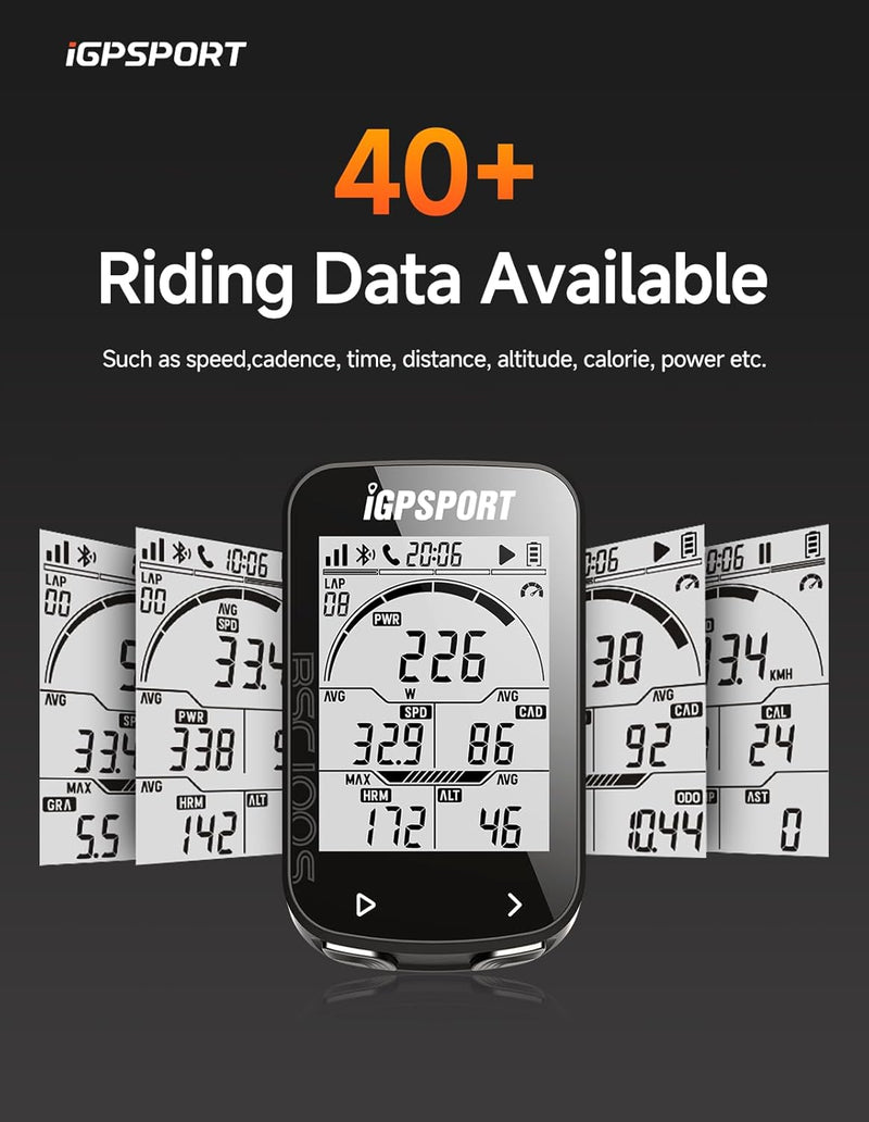 Load image into Gallery viewer, GPS Bike Computer - BSC100S | Type-C, 2.6&quot; Display, 40H Battery, ANT+ &amp; Strava Enabled

