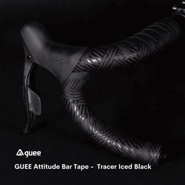 Load image into Gallery viewer, Guee Attitude Tracer Iced Black Road Cycling Bartape
