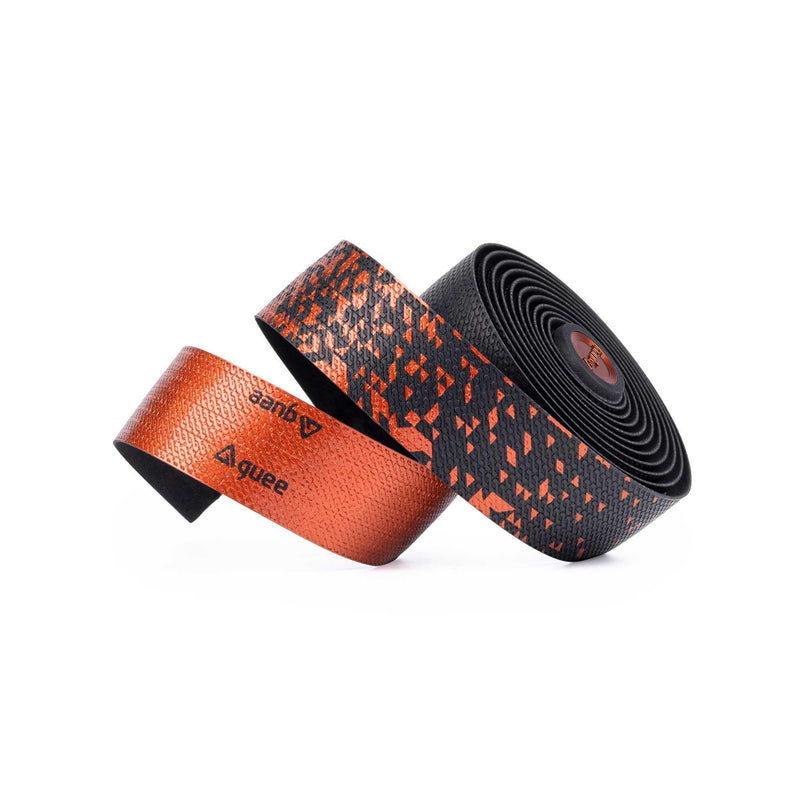 Load image into Gallery viewer, Guee Sl Dual Metallic-Orange Road Cycling Handle Bar Tape
