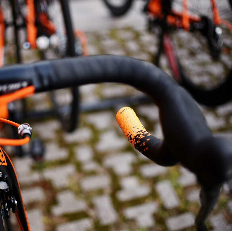 Load image into Gallery viewer, Guee Sl Dual Orange Road Cycling Handle Bar Tape
