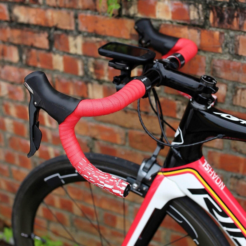 Load image into Gallery viewer, Guee Sl Elite Red-White Road Cycling Handle Bar Tape
