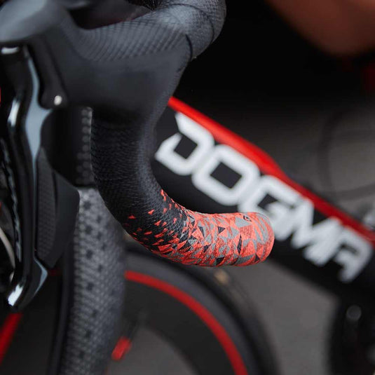 Guee Sl Geo Black-Red Road Cycling Bartape