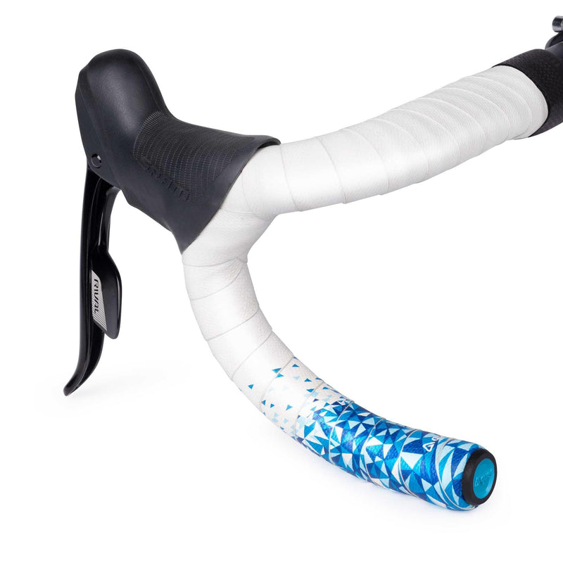 Load image into Gallery viewer, Guee Sl Geo White-Blue Road Cycling Bartape
