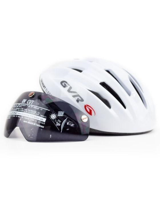 Load image into Gallery viewer, Gvr Solid Adult Road Cycling Helmet (White)
