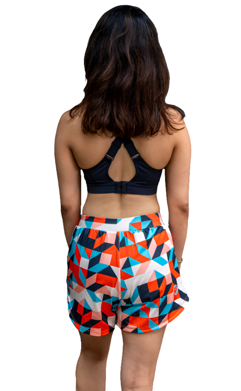 Load image into Gallery viewer, Womens Running | Shorts | 3 inch | ArtDeco - MADOVERBIKING -  Apace
