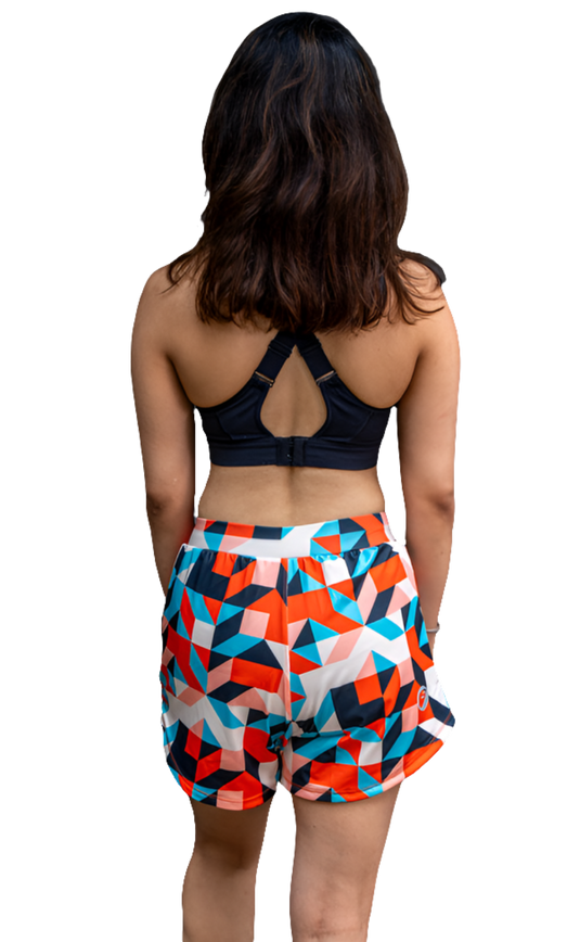 Womens Running | Shorts | 3 inch | ArtDeco - MADOVERBIKING -  Apace