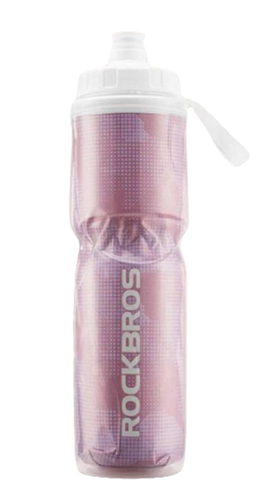 Insulated Bottles | BIDON - Rotate & Squeeze (700ml/Pink) ROCKBROS MADOVERBIKING