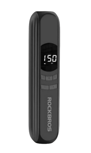 Portable Electric Pump | A10 - 150 psi, Digital Pressure Gauge, 2600 maH Battery ROCKBROS MADOVERBIKING