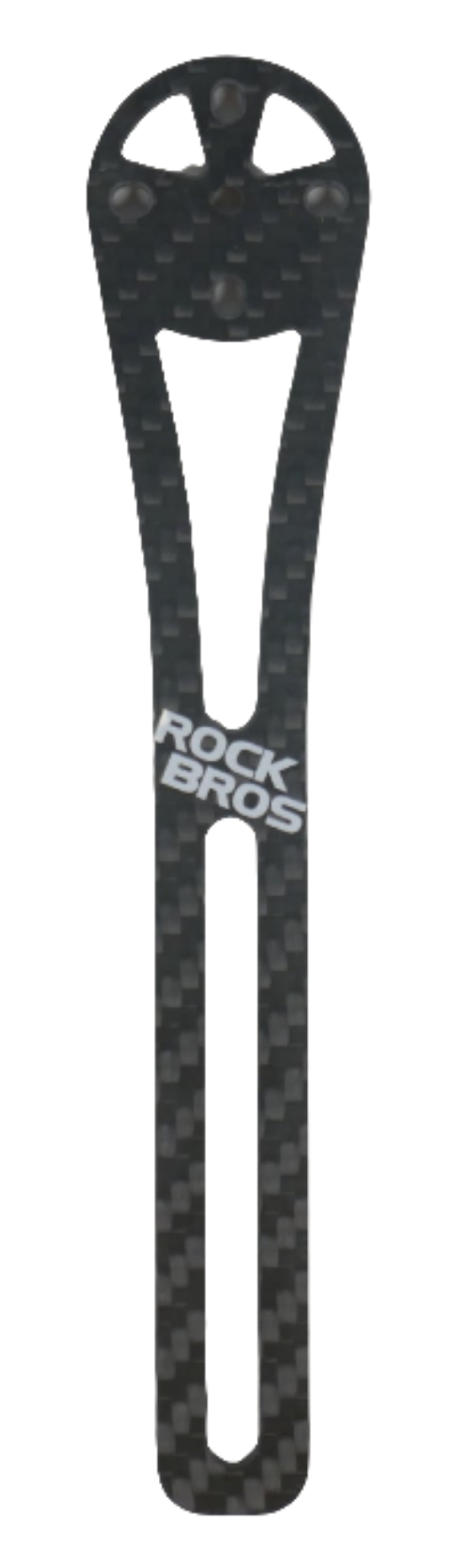 Extended Mount for Cyclocomputers | Carbon Fiber, Aerodynamic, for Integrated Handlebars ROCKBROS MADOVERBIKING