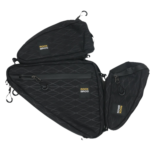 Bike Packing Bags Combo | Three Bag Set for Frame, Top Tube & Saddle ROCKBROS MADOVERBIKING
