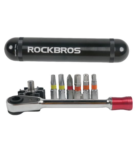 Mini Tool kit | Dual Direction Ratchet Wrench - Hex Keys, Screw Drivers and More ROCKBROS MADOVERBIKING