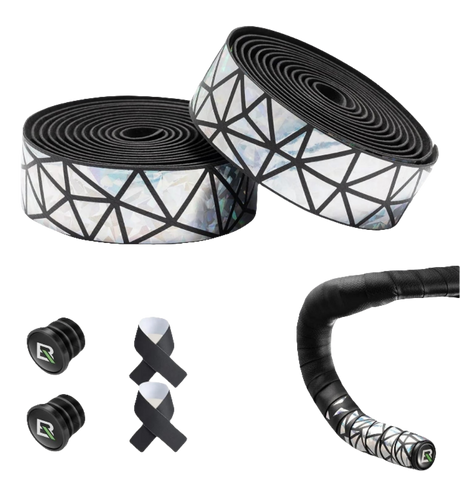 Handlebar Tape | Anti-Slip, Premium Sparkle Design (Grey) ROCKBROS MADOVERBIKING