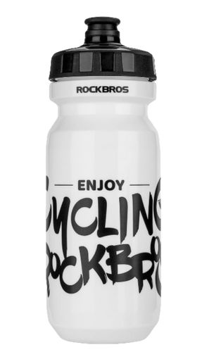 Bottles | BIDON - Rotate & Squeeze (White-600ml) ROCKBROS MADOVERBIKING