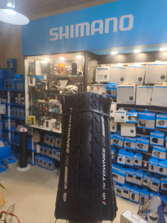 VITTORIA TOWNEE FOLDING SEMI SLICK CITY MTB TIRE - MADOVERBIKING